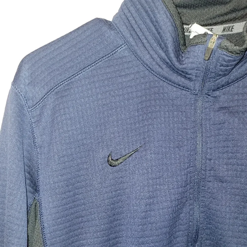 Nike Dri-Fit Long Sleeve Pull-Over Shirt. East Grand Rapids Lacrosse Embroidery